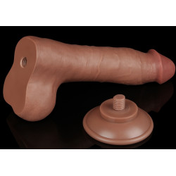 LoveToy SlidingSkin Gode Sliding Skin 13 x 3.7cm Marron